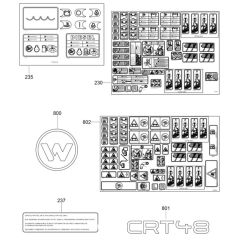 Decals for Wacker CRT 48-31