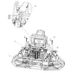 Frame Rear Assembly for Wacker