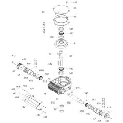 Gearbox Assembly for Wacker Trowel