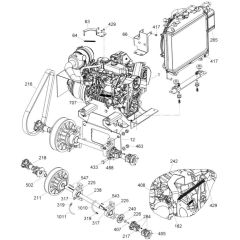 Engine Assembly for Wacker Trowel