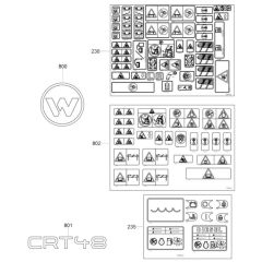 Decals for Wacker CRT 48-33