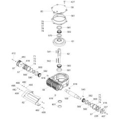 Gearbox for Wacker CRT 48-34