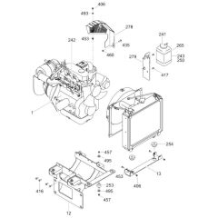 Engine Assembly for Wacker Trowel