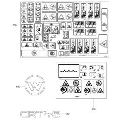 Decals for Wacker Trowel