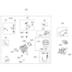 Carburettor Assembly for Wacker