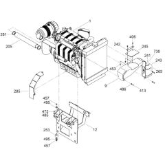 Engine Assembly for Wacker Trowel