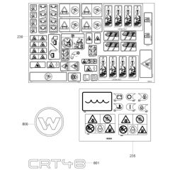 Decals for Wacker CRT 48-35L