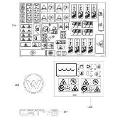Decals for Wacker CRT 48-35V