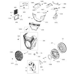 Flywheel, Blower Housing Assembly