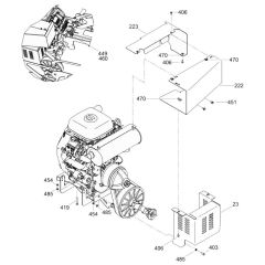 Engine Assembly for Wacker Trowel
