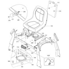 Seat Assembly for Wacker CRT