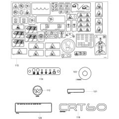 Decals for Wacker CRT 60-66