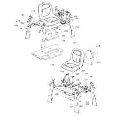 Seat Assembly for Wacker CRT