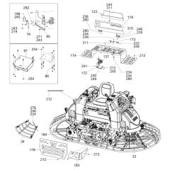Front Assembly for Wacker CRT 60-74