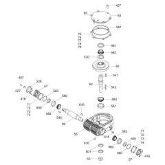 Gearbox Assembly for Wacker