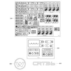 Decals for Wacker CRT 36-25