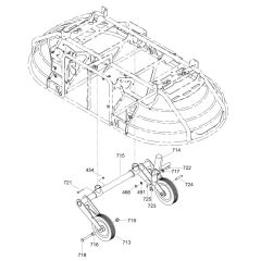 Wheel Assembly for Wacker CRT 36-26