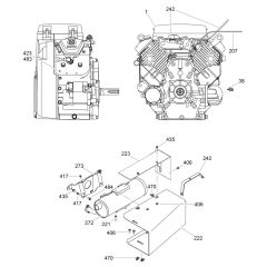 Engine Assembly for Wacker