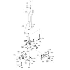 Steering Assembly for Wacker Trowel