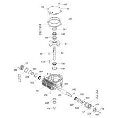 Gearbox Assembly for Wacker