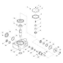 Gearbox Assembly for Wacker