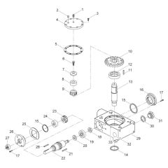 Gearbox Assembly for Wacker