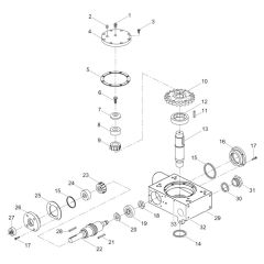 Gearbox Assembly for Wacker CRT 46
