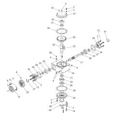 Gearbox Assembly for Wacker