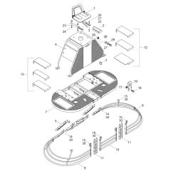 Frame Assembly for Wacker Trowel