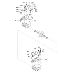 Gearbox Mount for Wacker CRTv 36-26