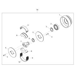 Clutch Assembly for Wacker CT24-4