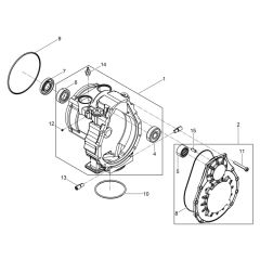 Crankcase Assembly for Wacker EH 100/230