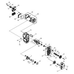Motor Head Assembly for Wacker