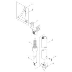 Chock Absorbing Leg Assembly