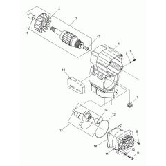 Motor Head Assembly for Wacker