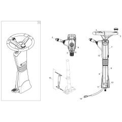 Steering Column for Wacker EW100-2