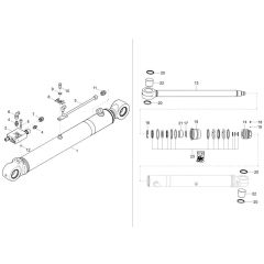Luffing Boom Cylinder Assembly