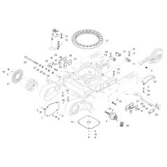 Undercarriage for Wacker EZ17
