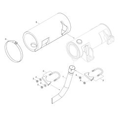 Exhaust Assembly for Wacker EZ26-2