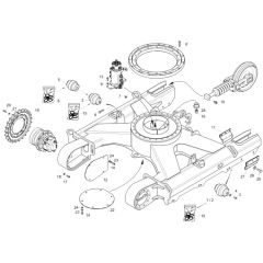 Track Laying Gear Assembly