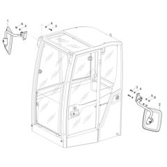 Mirror Assembly for Wacker EZ26
