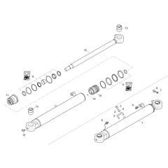 Boom Offset Cylinder Assembly