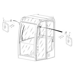 Mirror Assembly for Wacker EZ28