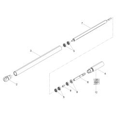 Wacker H 25 Poker Head Assembly