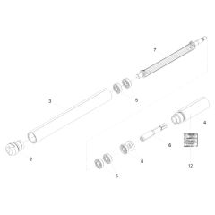 Wacker H 55 Poker Head Assembly