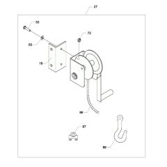 Winch Assembly for Wacker HP50