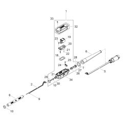 Wacker IREN 30 Vibrator Assembly