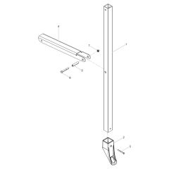 Fixed Leg Assembly for Wacker LBS80M