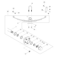 Axle Assembly for Wacker LTC4C