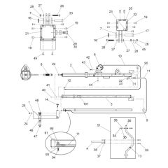 Mast Assembly for Wacker LTC4L